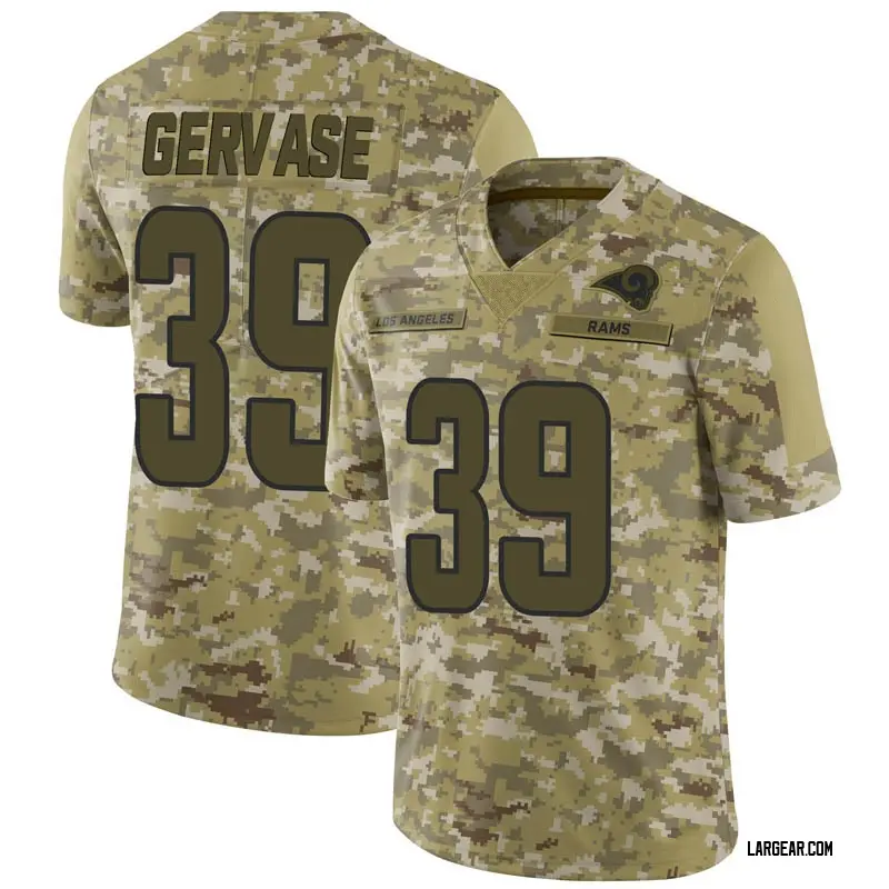 Men's Jake Gervase Los Angeles Rams 2018 Salute to Service Jersey - Limited Camo