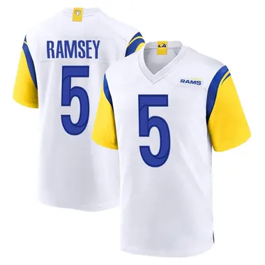 Men's Jalen Ramsey Los Angeles Rams Jalen ey Jersey - Game White