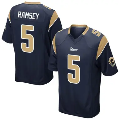 Youth Jalen Ramsey Los Angeles Rams Jalen ey Team Color Jersey - Game Navy