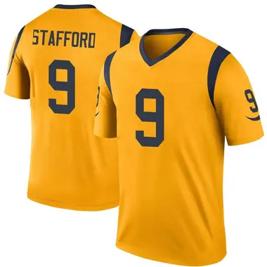 Youth Matthew Stafford Los Angeles Rams Color Rush Jersey - Legend Gold